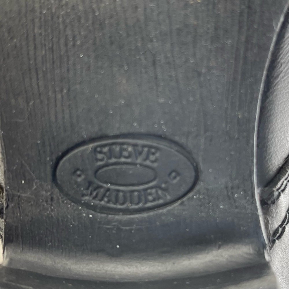 Steve Madden Black Combat Boots - Picture 13 of 14